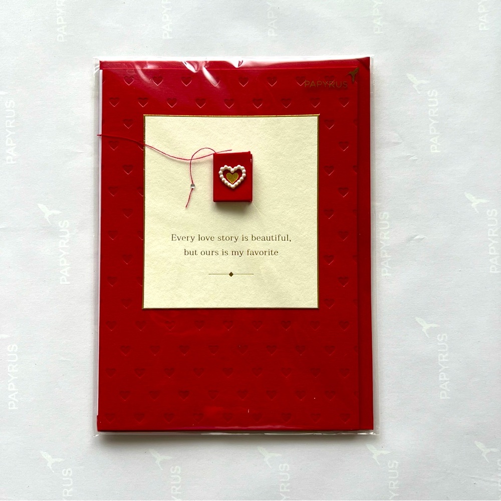 NEW Papyrus Blank Valentine’s Day Card